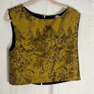 Alice+olivia black &gold 18” length 16” width